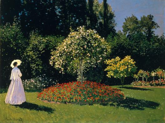 Young Woman in a Garden L