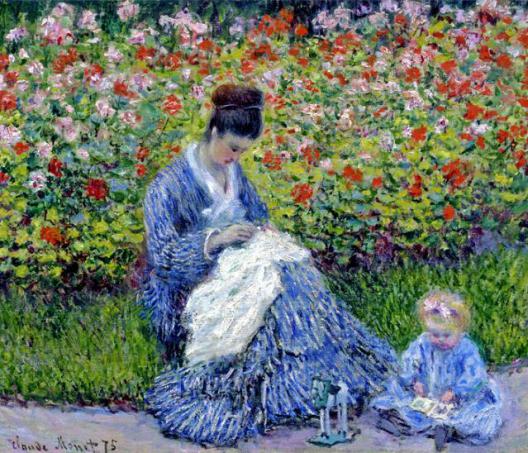 Madame Monet and Child L