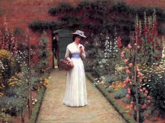 Lady in a Garden XL