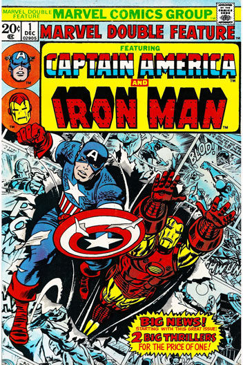 Comic Captain America And Airon Man M