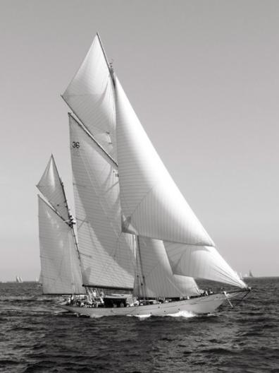 Classic sailboat