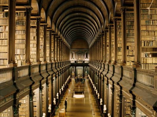 Interior of the Library, Trinity College, Dublin