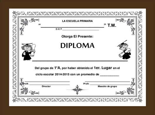 Marco para Diploma Din-A4 Marrón (CU0011544) - ENMAR-K2
