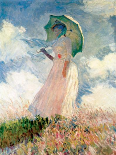 Woman with a Parasol  (Left) M