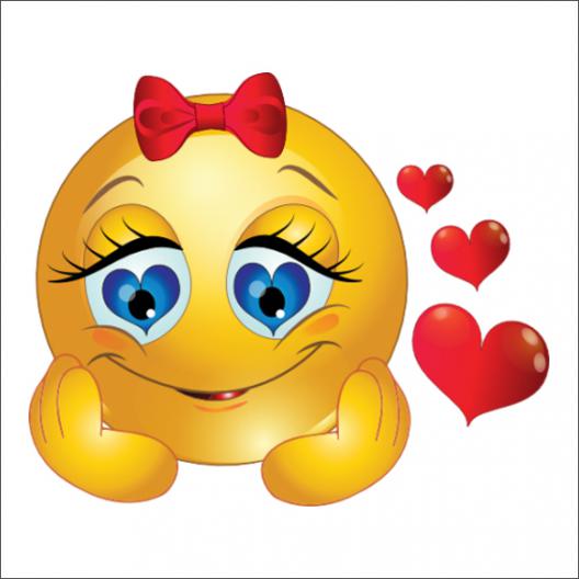 Emoticono Enamorada