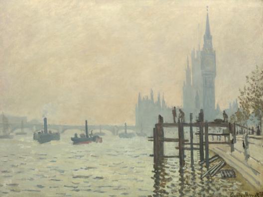 The Thames below Westminster