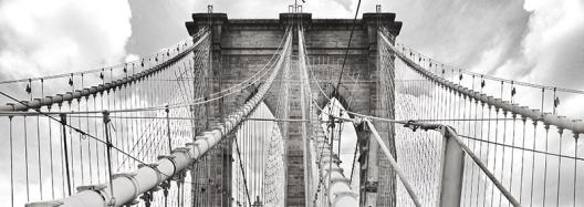 Morning on Brooklyn Bridge, NYC