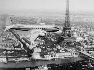 Airplane over Paris